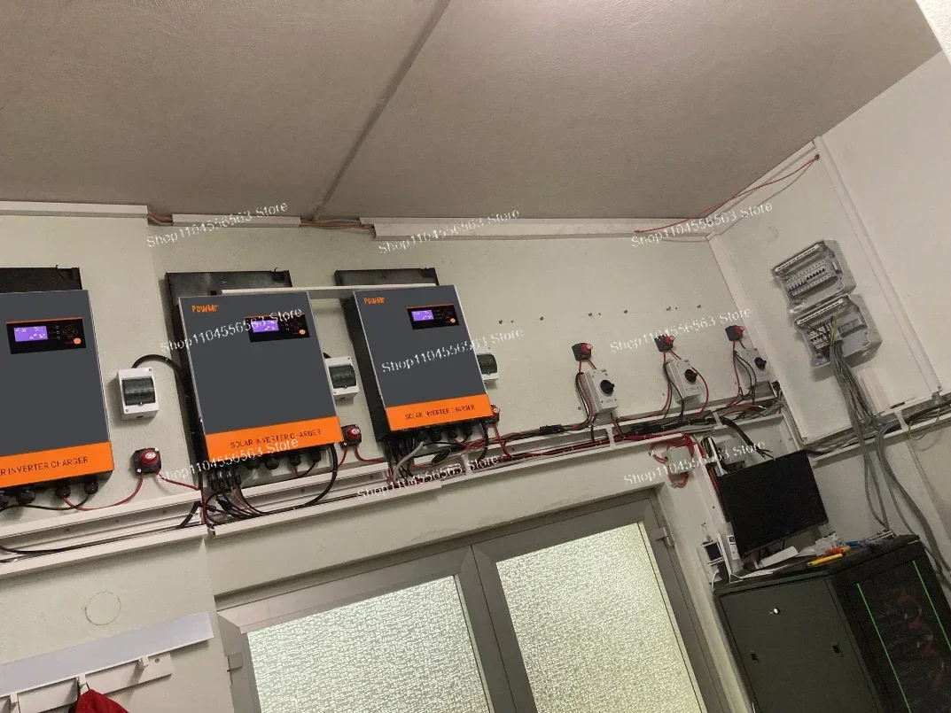 Onduleur solaire hybride triph - Hybrid Solar Inverter 5.5Kw Mppt 48V avis et prix