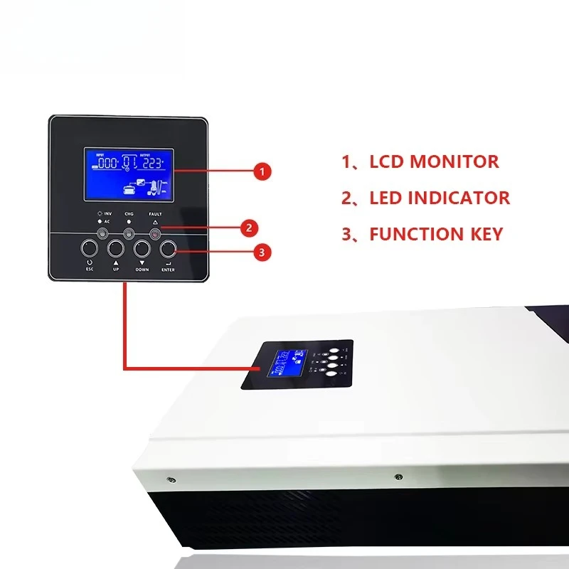Onduleurs solaires hybrides 50 - Parallel Solar Inverter 48V 5000W Mppt avis et prix